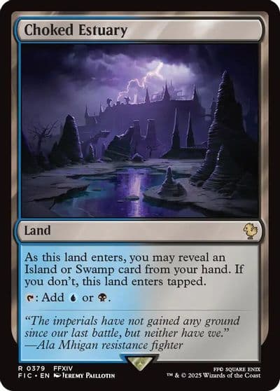 Choked Estuary Surge Foil Commander: FINAL FANTASY Magic card