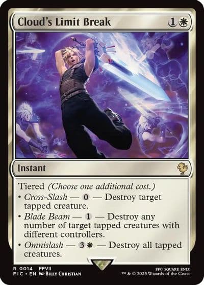 Clouds Limit Break Surge Foil Commander: FINAL FANTASY Magic card
