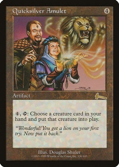 Quicksilver Amulet Urza's Legacy Magic card