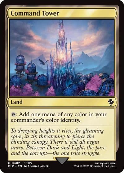 Command Tower 0382 Surge Foil Commander: FINAL FANTASY Magic card