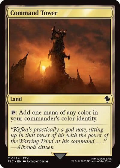 Command Tower 0484 Surge Foil Commander: FINAL FANTASY Magic card