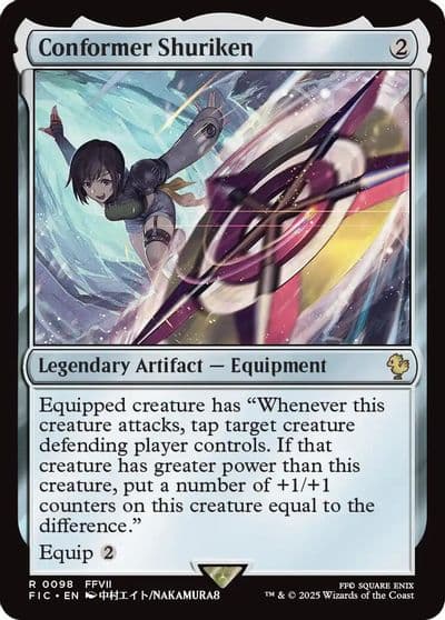 Conformer Shuriken Surge Foil Commander: FINAL FANTASY Magic card
