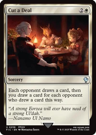 Cut a Deal Surge Foil Commander: FINAL FANTASY Magic card