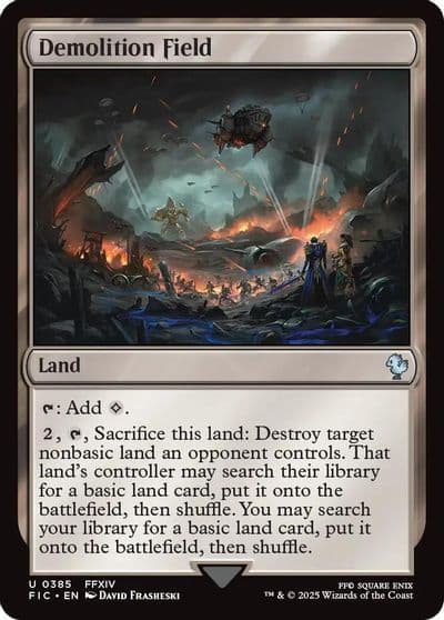 Demolition Field Surge Foil Commander: FINAL FANTASY Magic card