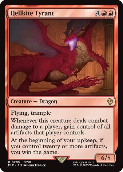 Hellkite Tyrant Surge Foil Commander: FINAL FANTASY Magic card