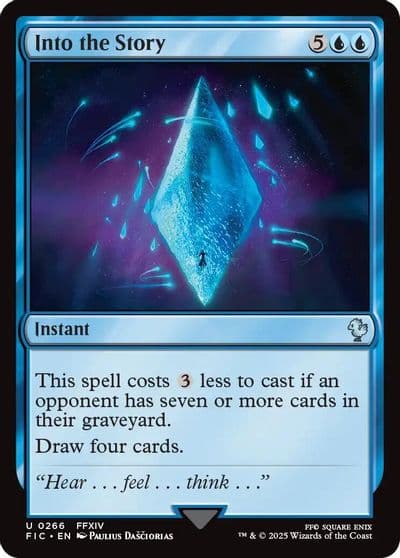 Into the Story Surge Foil Commander: FINAL FANTASY Magic card