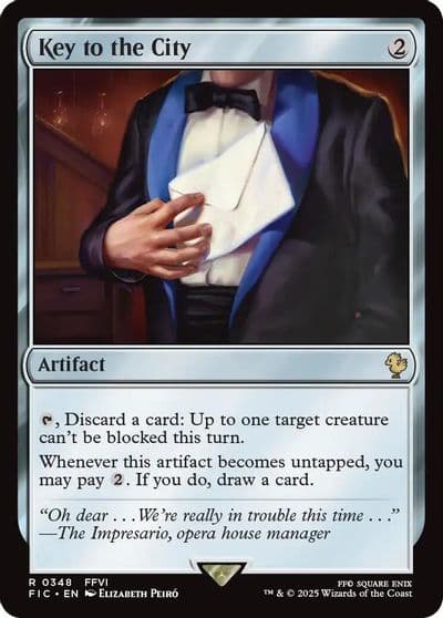 Key to the City Surge Foil Commander: FINAL FANTASY Magic card