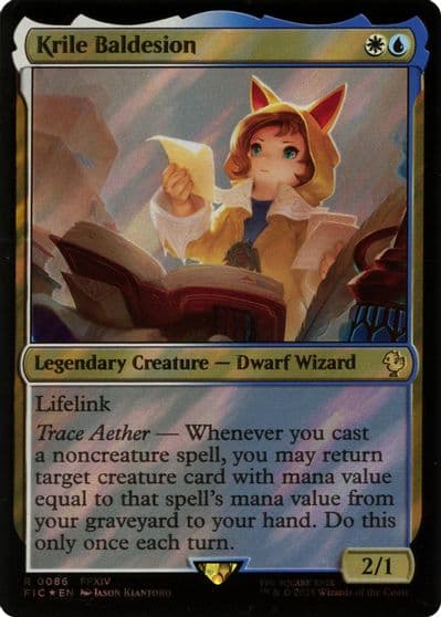 Krile Baldesion Surge Foil Commander: FINAL FANTASY Magic card