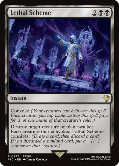Lethal Scheme Surge Foil Commander: FINAL FANTASY Magic card