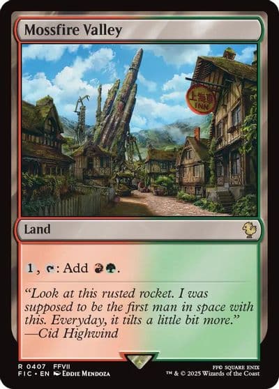 Mossfire Valley Surge Foil Commander: FINAL FANTASY Magic card