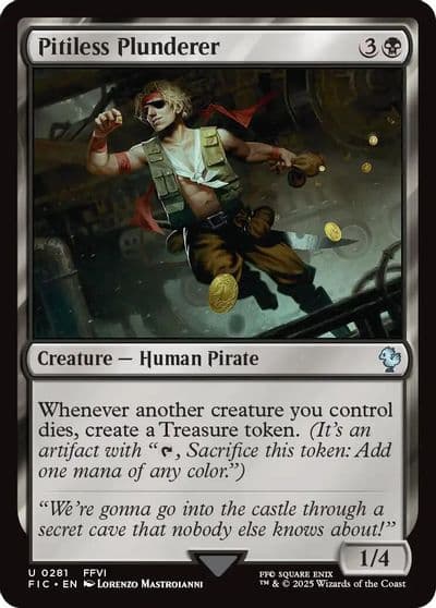 Pitiless Plunderer Surge Foil Commander: FINAL FANTASY Magic card
