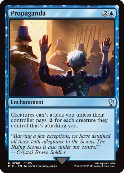 Propaganda Surge Foil Commander: FINAL FANTASY Magic card