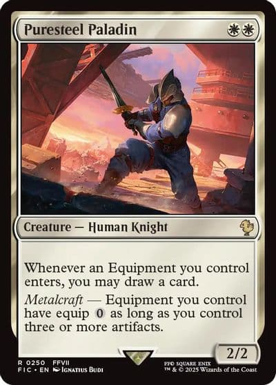 Puresteel Paladin Surge Foil Commander: FINAL FANTASY Magic card