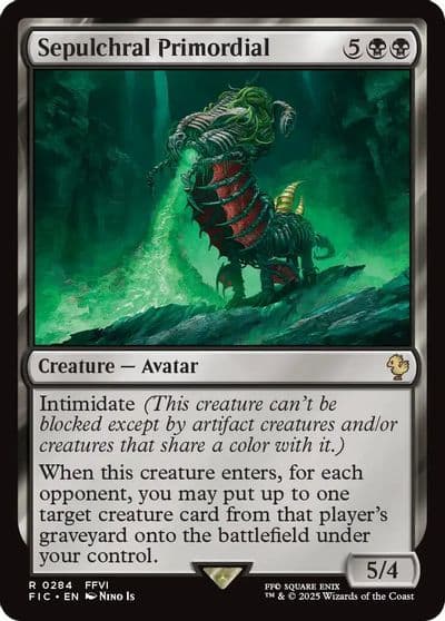 Sepulchral Primordial Surge Foil Commander: FINAL FANTASY Magic card