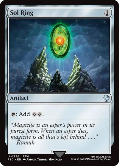 Sol Ring 0356 Surge Foil Commander: FINAL FANTASY Magic card