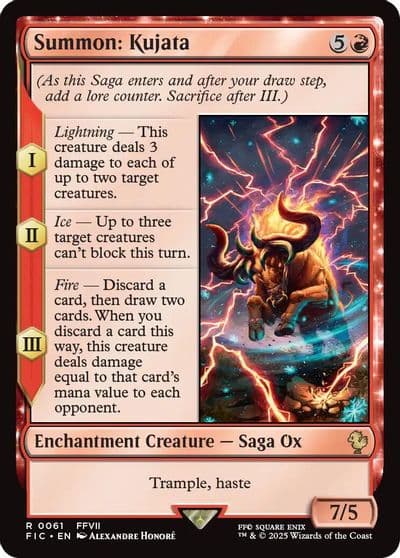 Summon Kujata Surge Foil Commander: FINAL FANTASY Magic card