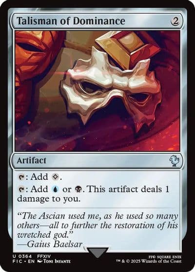 Talisman of Dominance Surge Foil Commander: FINAL FANTASY Magic card