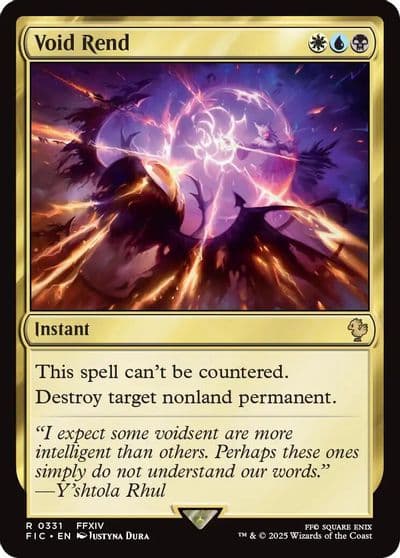 Void Rend Surge Foil Commander: FINAL FANTASY Magic card