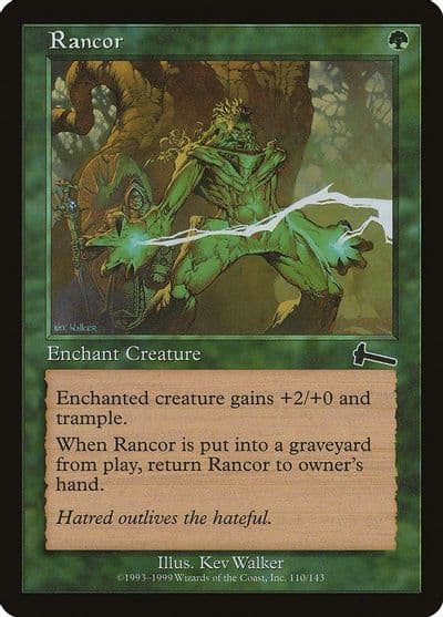 Rancor Urza's Legacy Magic card