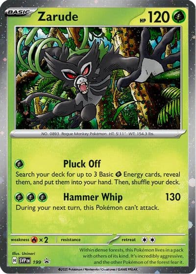 Zarude - 199 (Cosmos Holo) SV: Scarlet & Violet Promo Cards Pokemon card