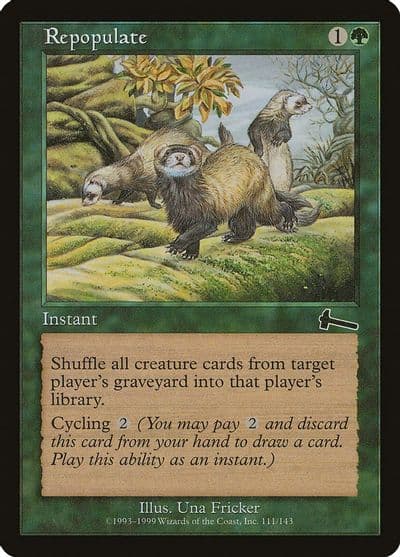 Repopulate Urza's Legacy Magic card