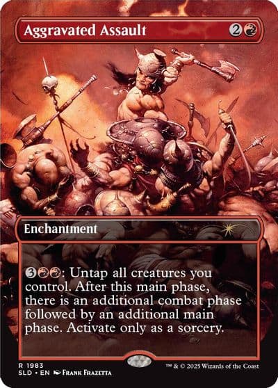 Aggravated Assault 1983 Secret Lair Drop Series Magic card