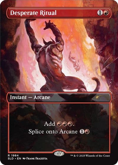 Desperate Ritual 1984 Secret Lair Drop Series Magic card