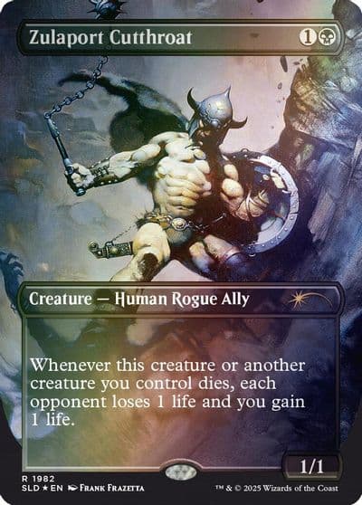 Zulaport Cutthroat 1982 Rainbow Foil Secret Lair Drop Series Magic card