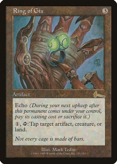 Ring of Gix Urza's Legacy Magic card