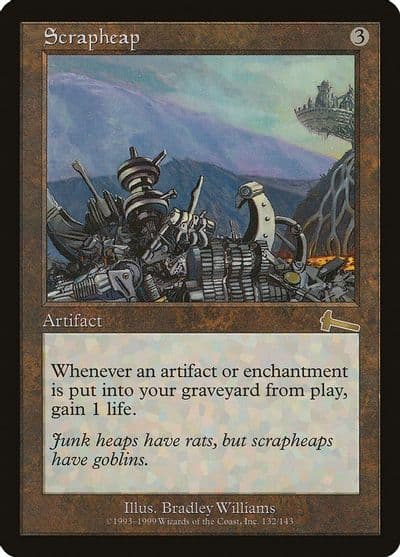 Scrapheap Urza's Legacy Magic card