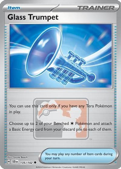 Glass Trumpet League & Championship Cards Pokemon card