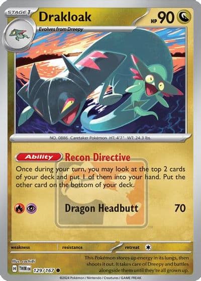 Drakloak League & Championship Cards Pokemon card