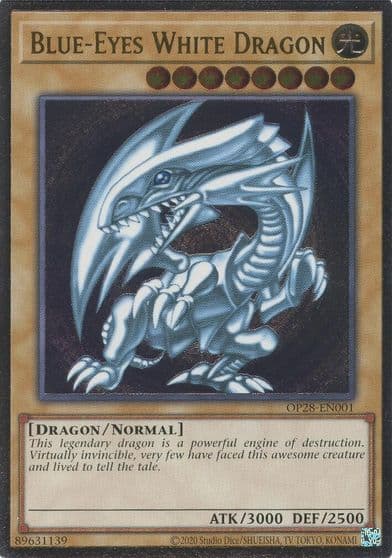 Blue Eyes White Dragon OTS Tournament Pack 28 Yu-Gi-Oh! card