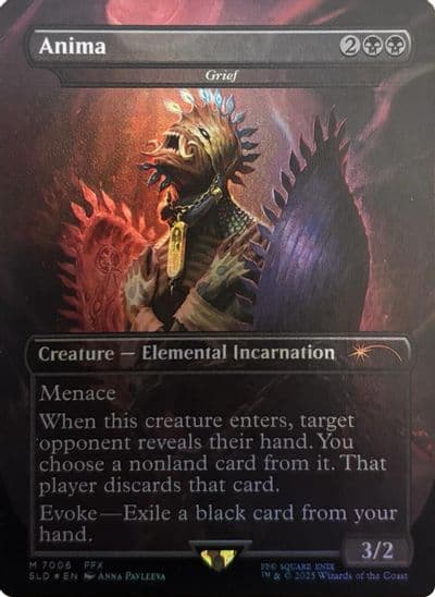 Anima Grief Rainbow Foil Secret Lair Drop Series Magic card