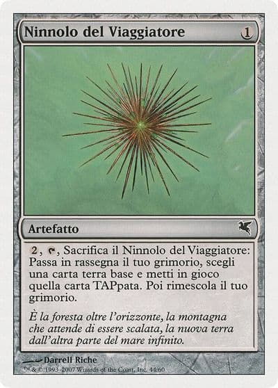 Wayfarers Bauble Italian Ninnolo del Viaggiatore D44 Magic Encyclopedia 2005 (Salvat/Hachette) Magic card