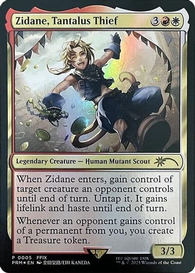 Zidane Tantalus Thief WPN & Gateway Promos Magic card