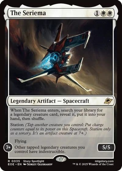The Seriema Edge of Eternities Magic card