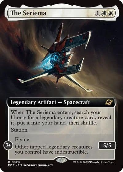 The Seriema Extended Art Edge of Eternities Magic card