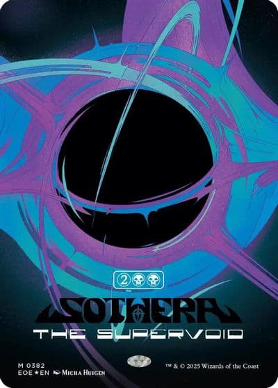 Sothera the Supervoid Singularity Foil Edge of Eternities Magic card