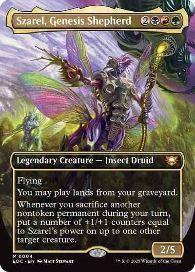 Szarel Genesis Shepherd Borderless Commander: Edge of Eternities Magic card