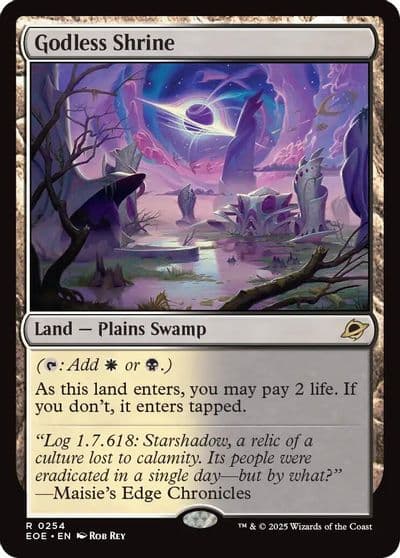Godless Shrine Edge of Eternities Magic card