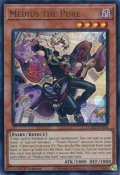 Medius the Pure Duelist's Advance Yu-Gi-Oh! card