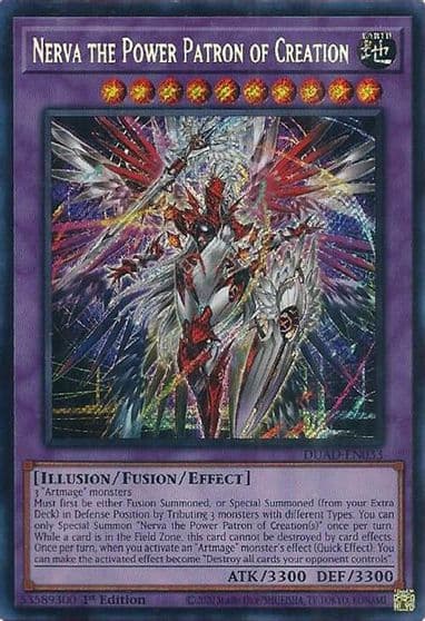 Nerva the Power Patron of Creation Duelist's Advance Yu-Gi-Oh! card
