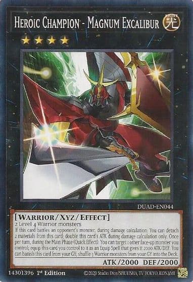 Heroic Champion Magnum Excalibur Duelist's Advance Yu-Gi-Oh! card