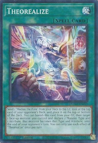 Theorealize Duelist's Advance Yu-Gi-Oh! card
