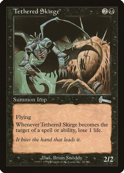 Tethered Skirge Urza's Legacy Magic card