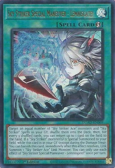 Sky Striker Special Maneuver Lemnisgate Duelist's Advance Yu-Gi-Oh! card