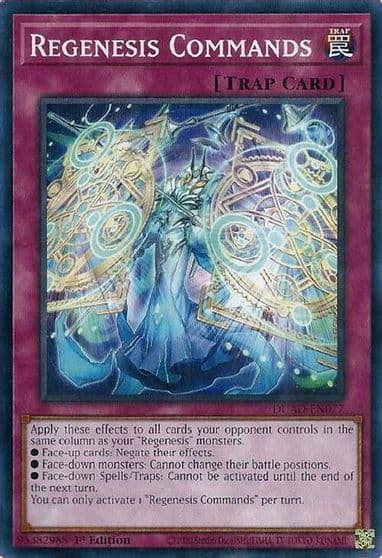 Regenesis Commands Duelist's Advance Yu-Gi-Oh! card