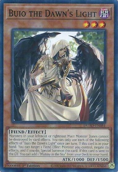 Buio the Dawns Light Duelist's Advance Yu-Gi-Oh! card