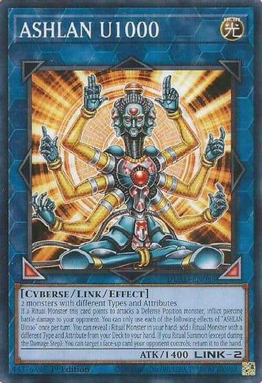 ASHLAN U1000 Duelist's Advance Yu-Gi-Oh! card